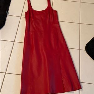 BCBGMaxAzria Red Sleeveless Dress